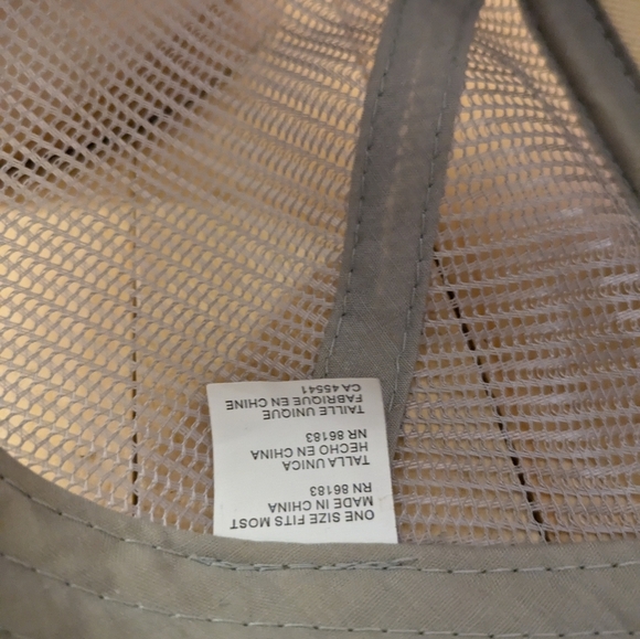 Palm Graphic Trucker Hat - Cream and Tan - Picture 5 of 6